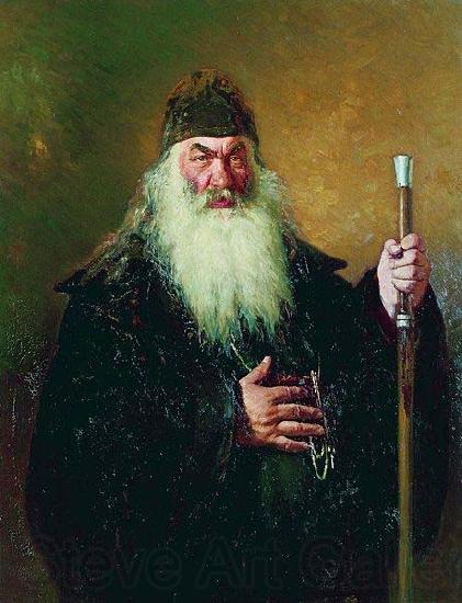 Ilya Repin Protodeacon Norge oil painting art